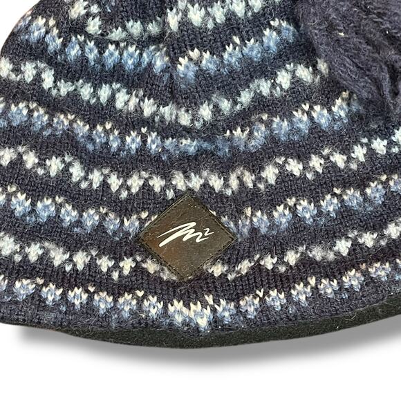 Merkley Headgear Mens Beanie Hat Cap Tassel Lined Ski Snowboard OS 100% Wool - Picture 3 of 12